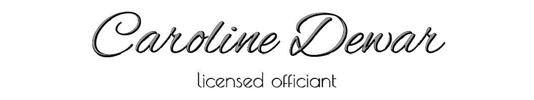 Caroline Dewar  licensed officiant
